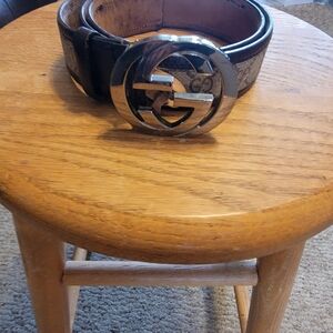 Men's Brown Leather Belt Size 30-32
